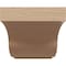 Ekena Millwork 5"W x 10"D x 5"H Wide Van Buren Rough Cedar Woodgrain TimberThane Corbel, Primed Tan CORUR05X10X05VANRCPR - alternate 5